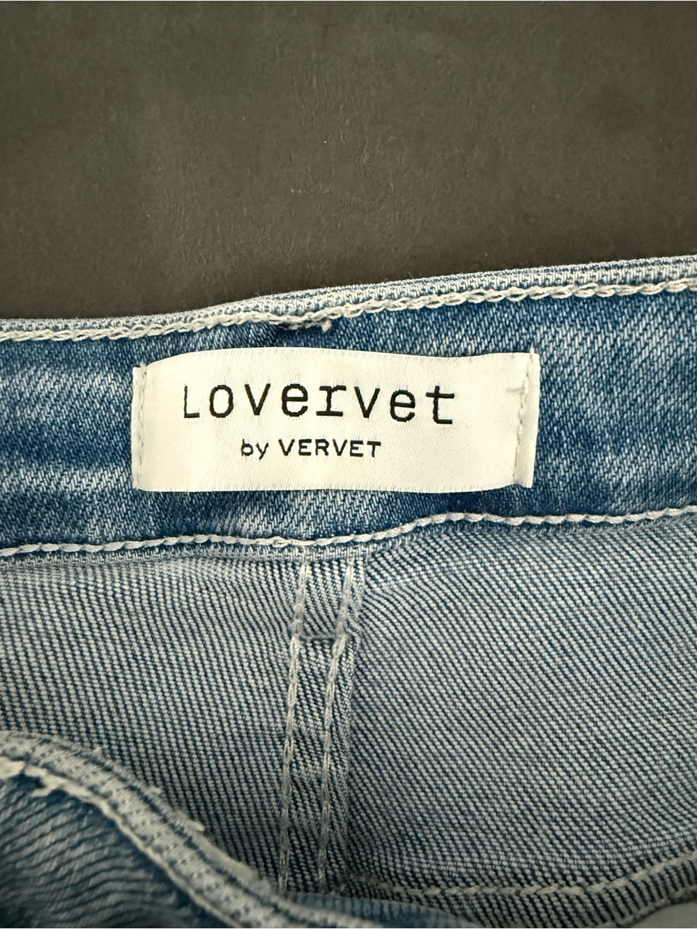Women's Light Blue Skinny Distressed Jeans with Frayed Hem - Picture 3 of 4